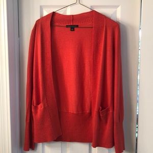 Banana Republic orange open cardigan size S